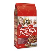 Суха храна за кучета PURINA DARLING говеждо, пилешко и зеленчуци 15кг.
